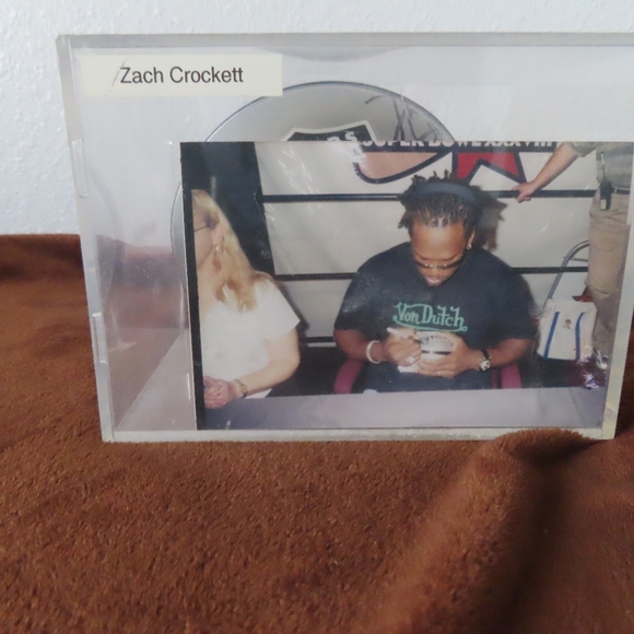 Zach crockett Autograph Mini NFL Riddell Helmet oakland raiders COA - Picture 1 of 5